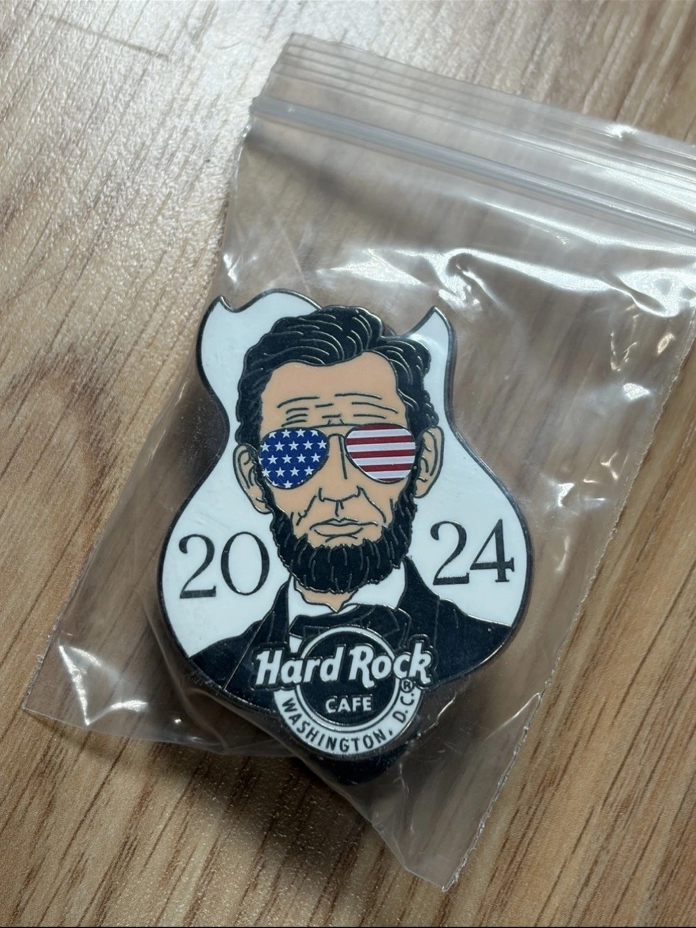 Hard Rock Cafe Washington DC USA Abraham Lincoln 2024 Pin LE 325